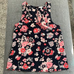 Joie floral silk tank